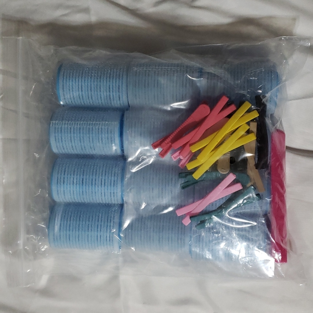 Goroanly Curlers (Bought on Amazon) Self Grip Roller Set with clips & brush
